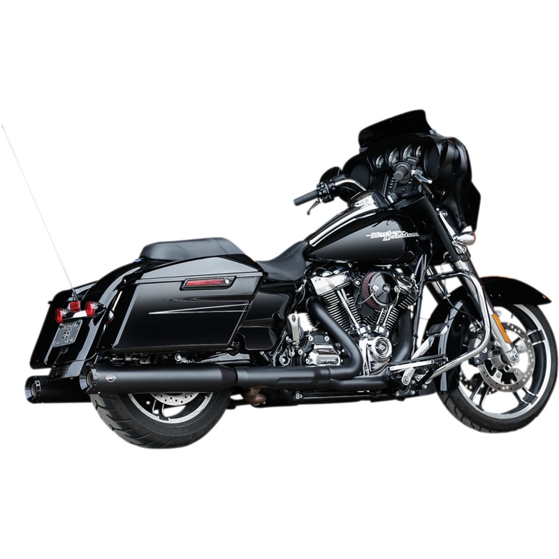 S&S CYCLE M8 FL GNX 4.5 Mufflers – Black GNX Slip-On Mufflers