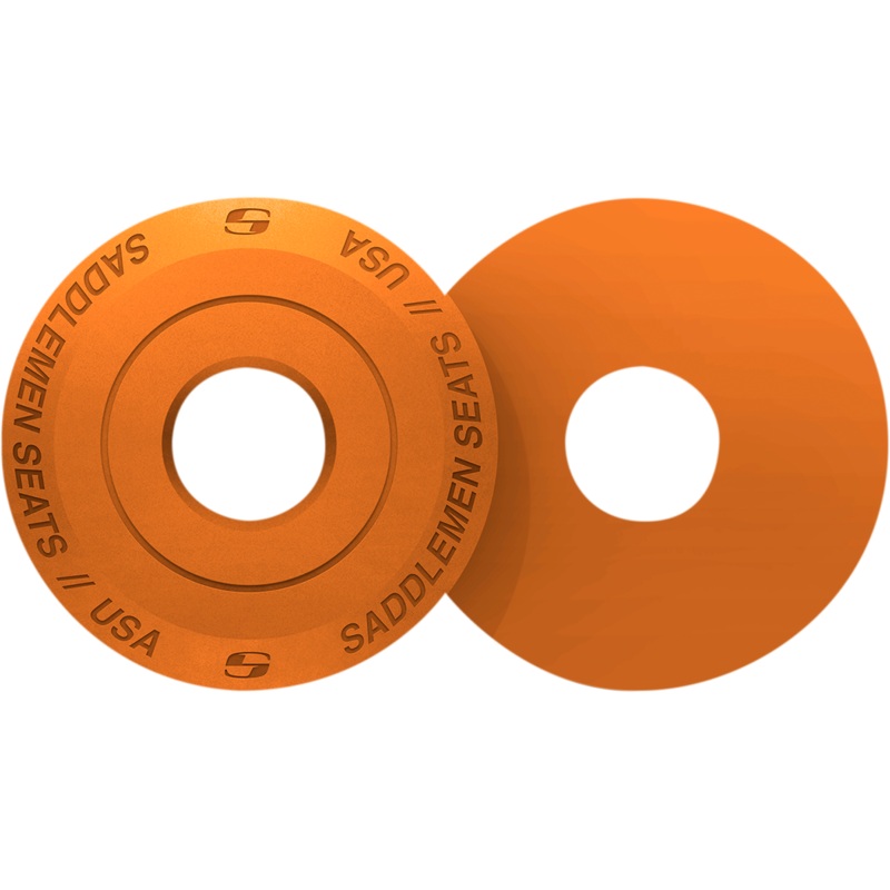 SADDLEMEN Fender Seat Washer – Orange Fender Seat Washer