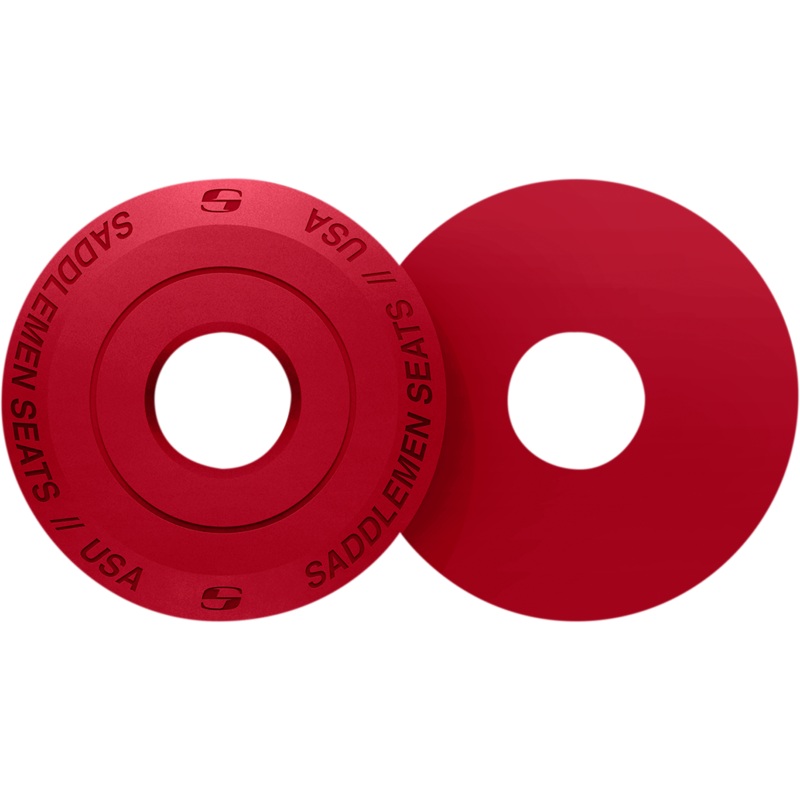 SADDLEMEN Fender Seat Washer – Red Fender Seat Washer