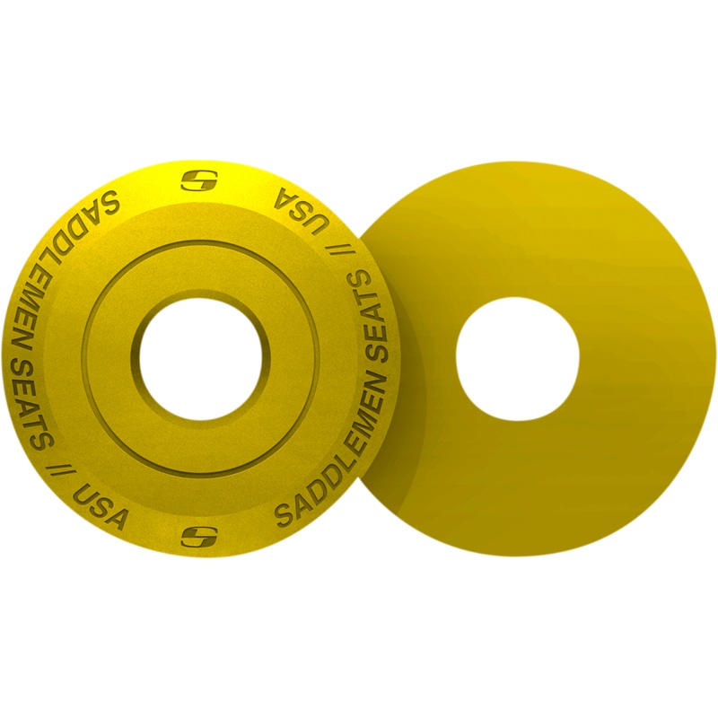 SADDLEMEN Fender Seat Washer – Yellow Fender Seat Washer