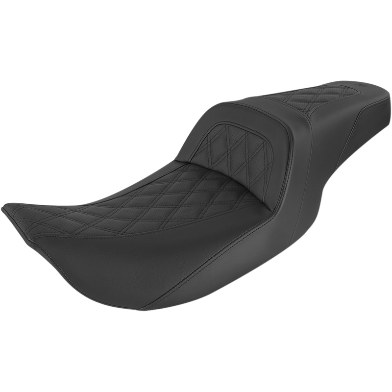 SADDLEMEN Lattice Stitched Slim Seat – FL Slim LS 2-Up Seat