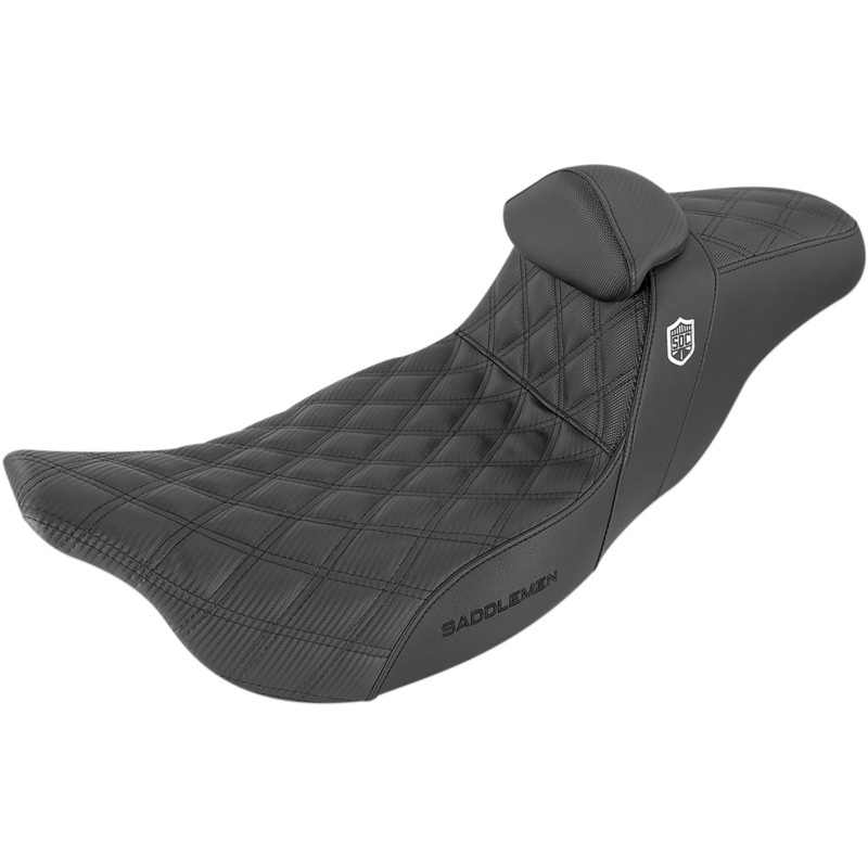 SADDLEMEN SDC Performance Seat – Gripper – Backrest Pro Series SDC Performance Grip Seat