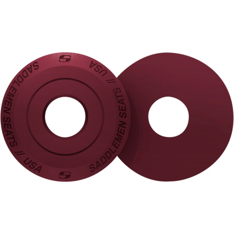 SADDLEMEN Fender Seat Washer – Burgundy Fender Seat Washer