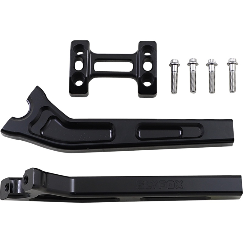 SLYFOX Black 10 Pullback Riser for 1 Handlebars Handlebar Riser Kit