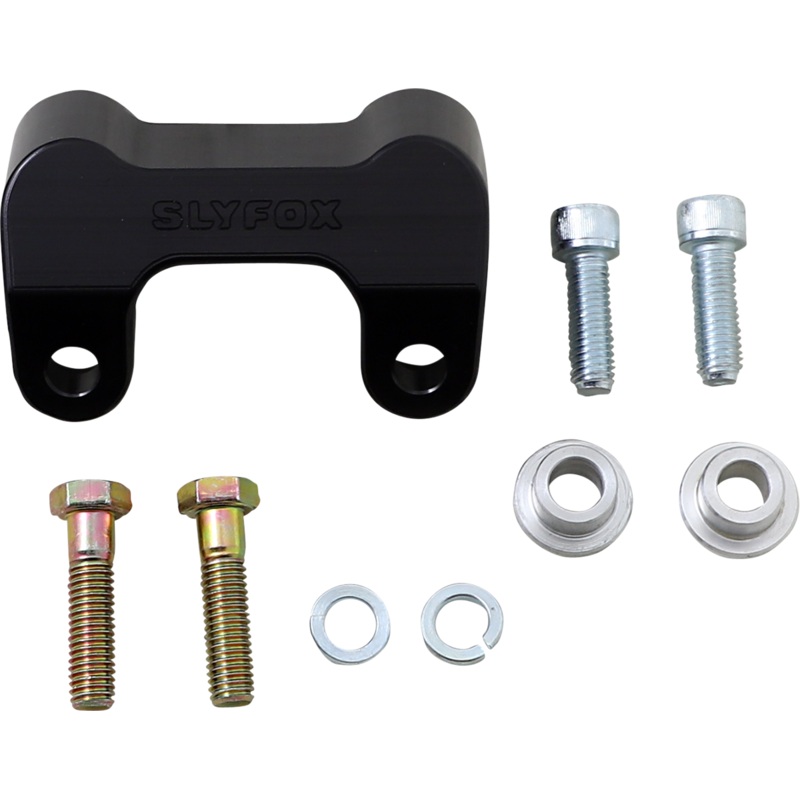 SLYFOX Black Riser Relocation Bracket Riser Adapter