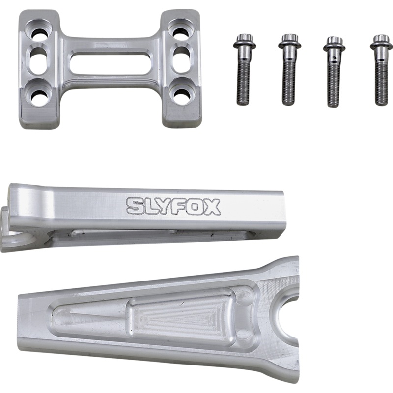 SLYFOX Raw 6 Straight Riser for 1 Handlebars Handlebar Riser Kit