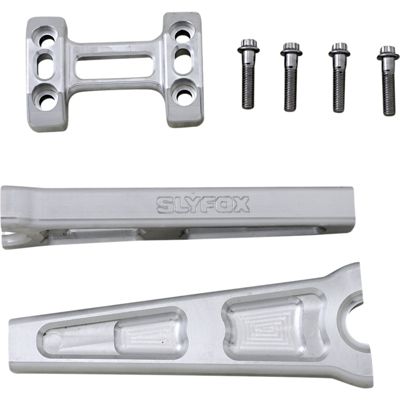 SLYFOX Raw 8 Straight Riser for 1 Handlebars Handlebar Riser Kit