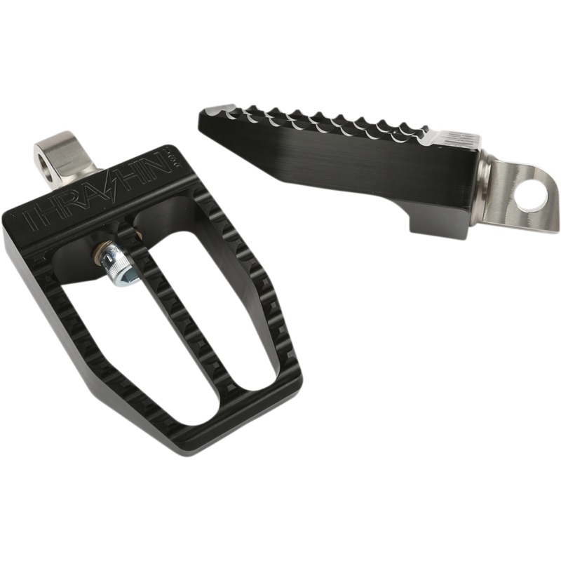 THRASHIN SUPPLY CO. Militant Footpegs – Black – Dyna Militant Footpeg