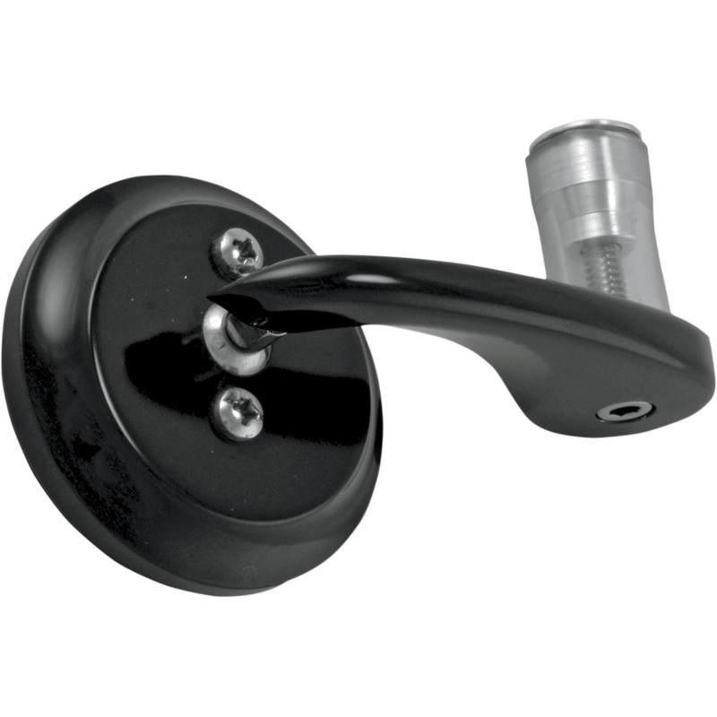 TODD’S CYCLE Bar-End Mirror – Black – Left Bar-End Shooter Mirror