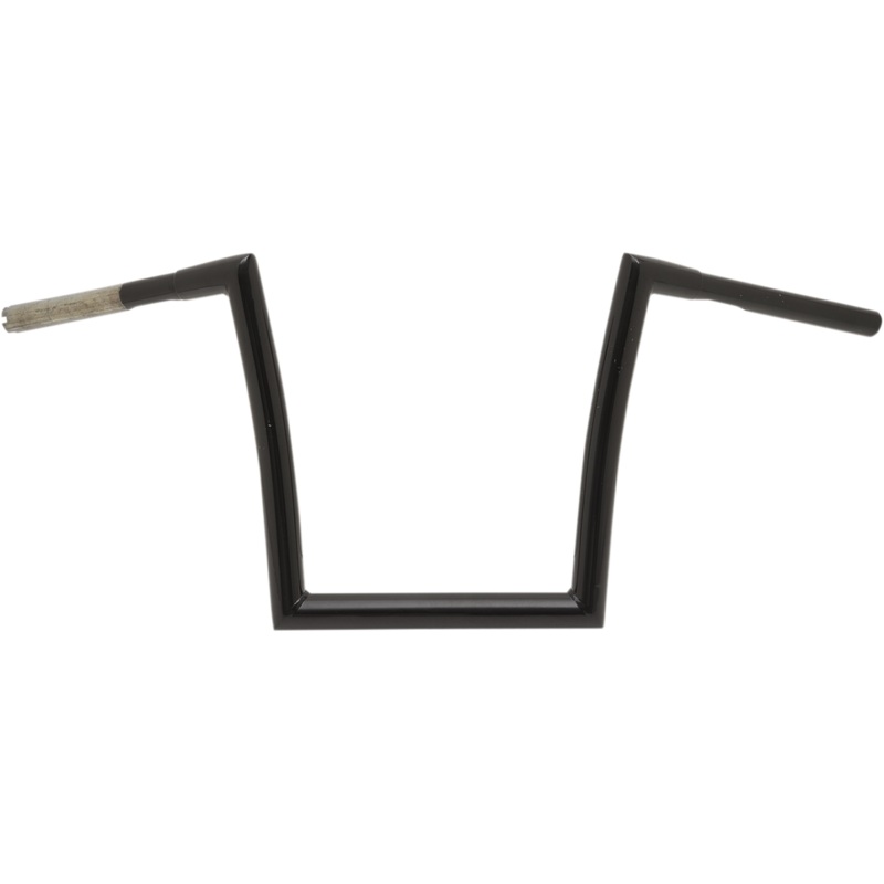TODD’S CYCLE Black 1-1/4 Fat Bobber Strip Handlebar With 12 Rise 1-1/4 Strip Handlebar