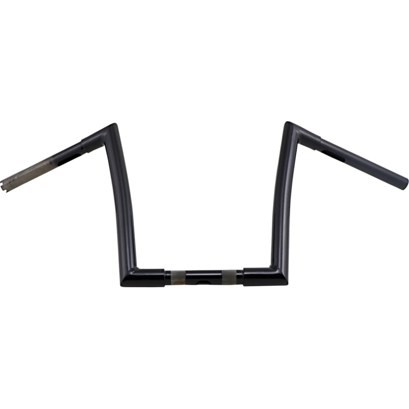 TODD’S CYCLE Black 1-1/4 Strip Handlebar With 12 Rise 1-1/4 Strip Handlebar