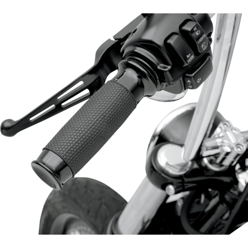 TODD’S CYCLE Black Vice Grips w/ Rubber Grips
