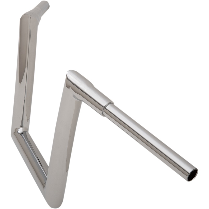 TODD’S CYCLE Chrome 1-1/2 Strip Handlebar with 10 Rise 1-1/2 Strip Handlebar