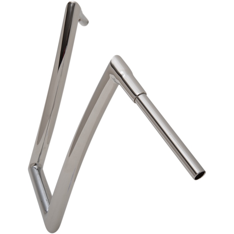 TODD’S CYCLE Chrome 1-1/2 Strip Handlebar with 17 Rise 1-1/2 Strip Handlebar