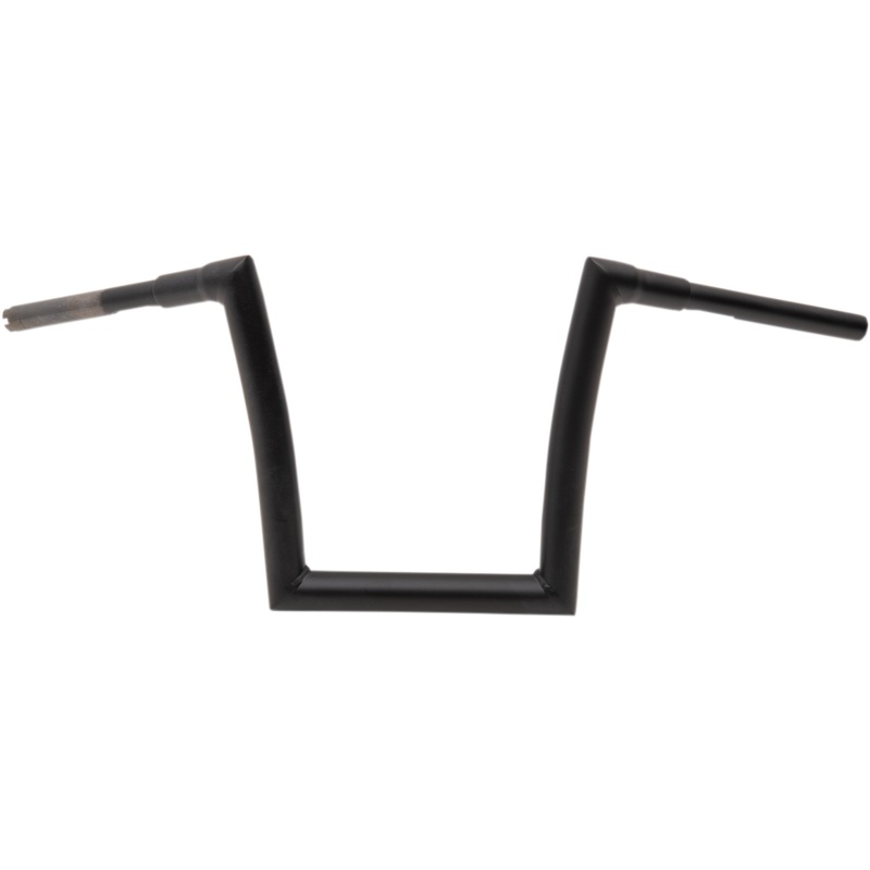 TODD’S CYCLE Flat Black 1-1/2 Strip Handlebar with 12 Rise 1-1/2 Strip Handlebar