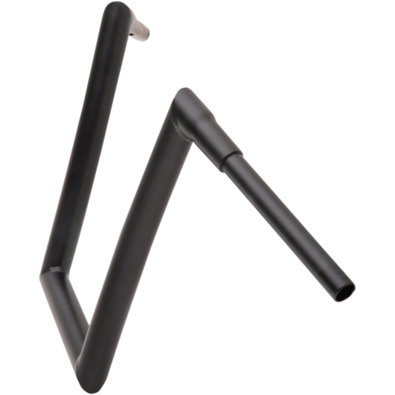 TODD’S CYCLE Flat Black 1-1/2 Strip Handlebar with 14 Rise 1-1/2 Strip Handlebar