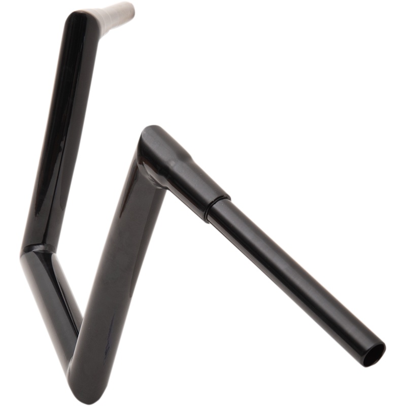 TODD’S CYCLE Gloss Black 1-1/2 Strip Handlebar with 10 Rise 1-1/2 Strip Handlebar