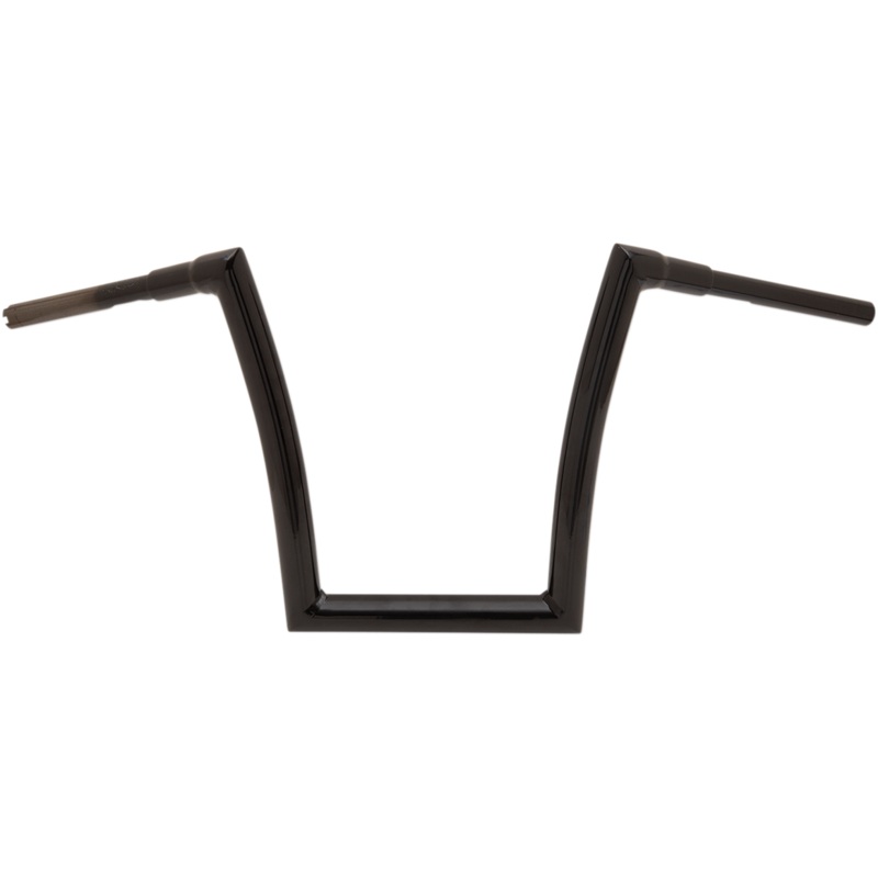 TODD’S CYCLE Gloss Black 1-1/2 Strip Handlebar with 14 Rise 1-1/2 Strip Handlebar