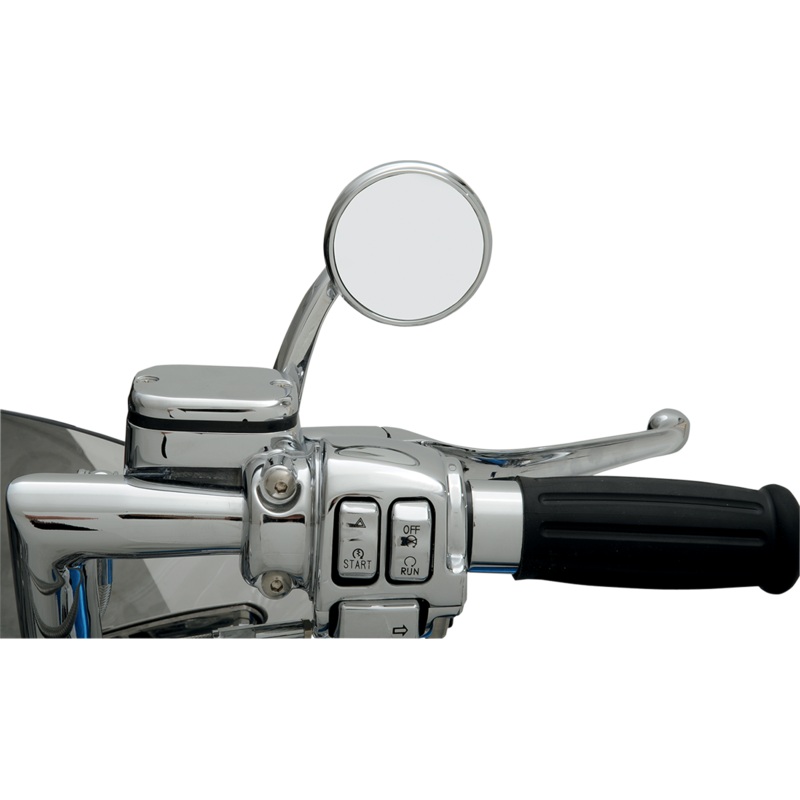 TODD’S CYCLE Shooter Mirror – Right – Chrome Shooter Mirror