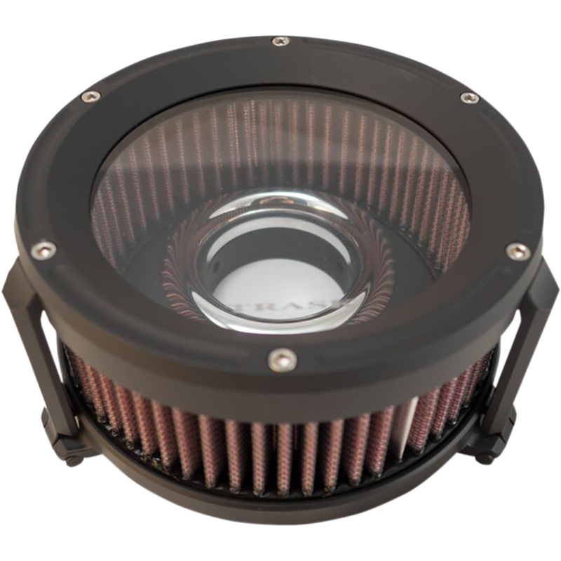 TRASK Air Cleaner Assault Black 17+FL Assault Charge High-Flow Air Cleaner