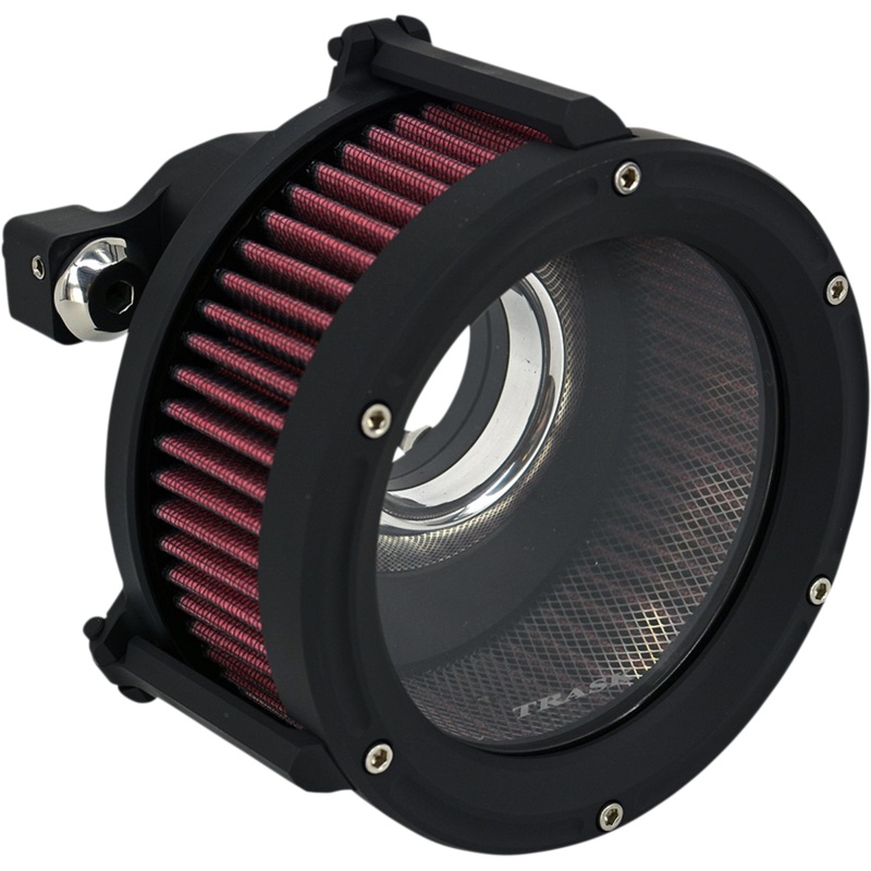 TRASK Air Cleaner Assault Black 91-20XL Assault Charge High-Flow Air Cleaner