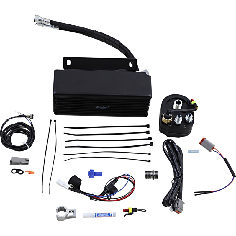 ULTRACOOL Oil Cooler- Flat Black – Below Regulator Mount 3.0 Below Regulator Mount Oil Cooler for T Series Engines