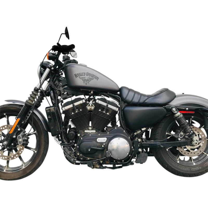 ULTRACOOL Oil Cooler Kit – Gloss Black – Side Mount – Sportster 3.0 Side Mount Oil Cooler with Fan Kit for Sportster