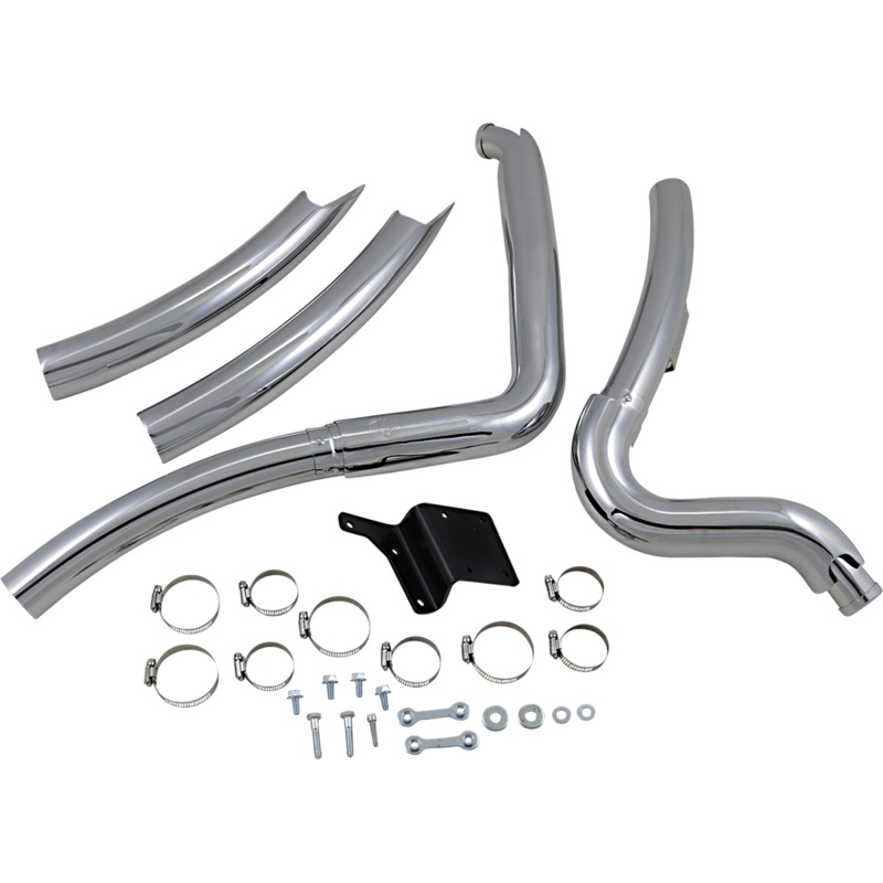VANCE & HINES Big Radius Chrome Exhaust Big Radius 2:2 Exhaust System