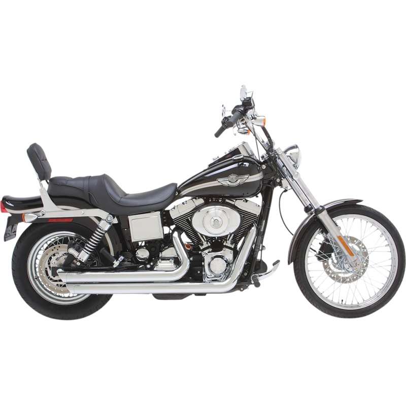 VANCE & HINES Big Shots Exhaust – Chrome Big Shots Dyna Exhaust