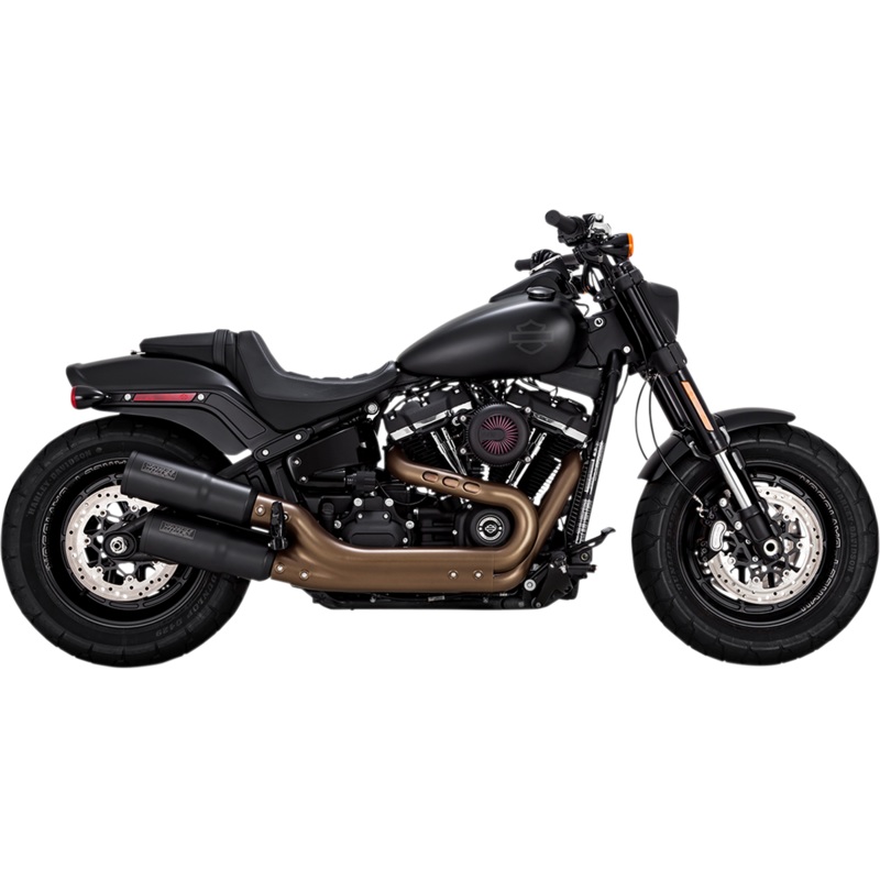 VANCE & HINES Black Hi-Output Mufflers Hi-Output Slip-On Mufflers