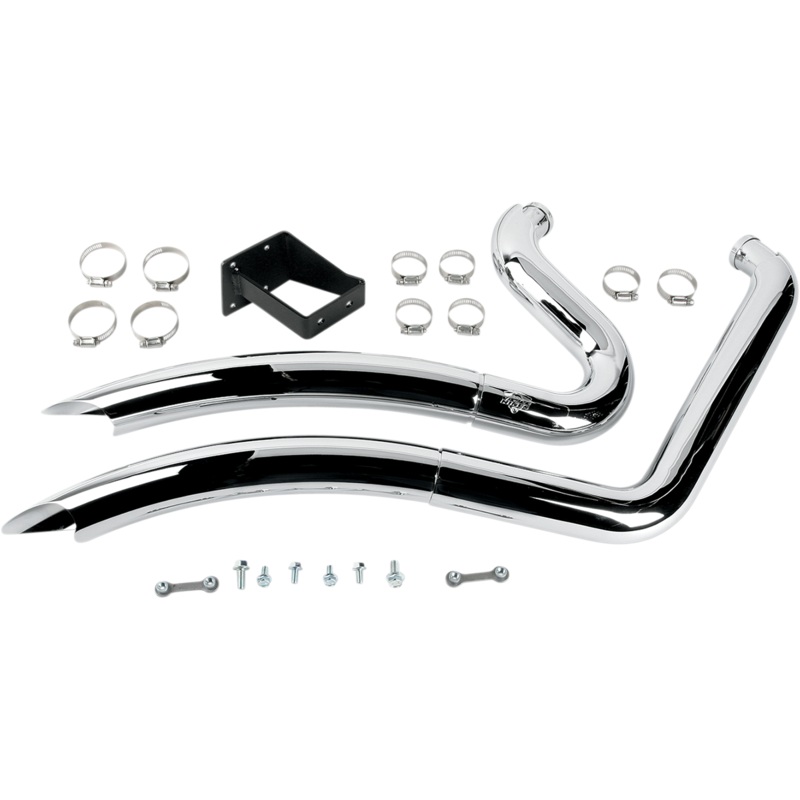 VANCE & HINES Chrome Big Radius Exhaust Big Radius 2:2 Exhaust System
