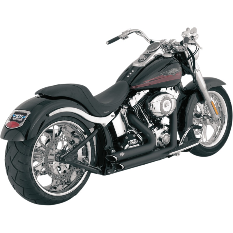 VANCE & HINES Shortshots Staggered Exhaust – Black Shortshots Staggered Exhaust System