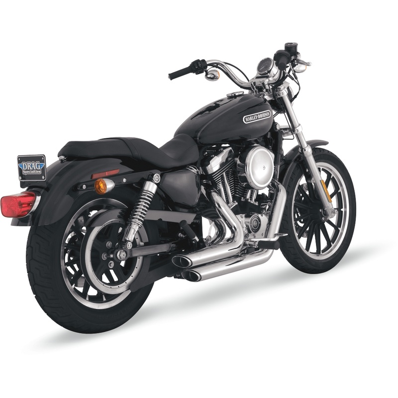 VANCE & HINES Shortshots Staggered Exhaust – Chrome Shortshots Staggered Exhaust System