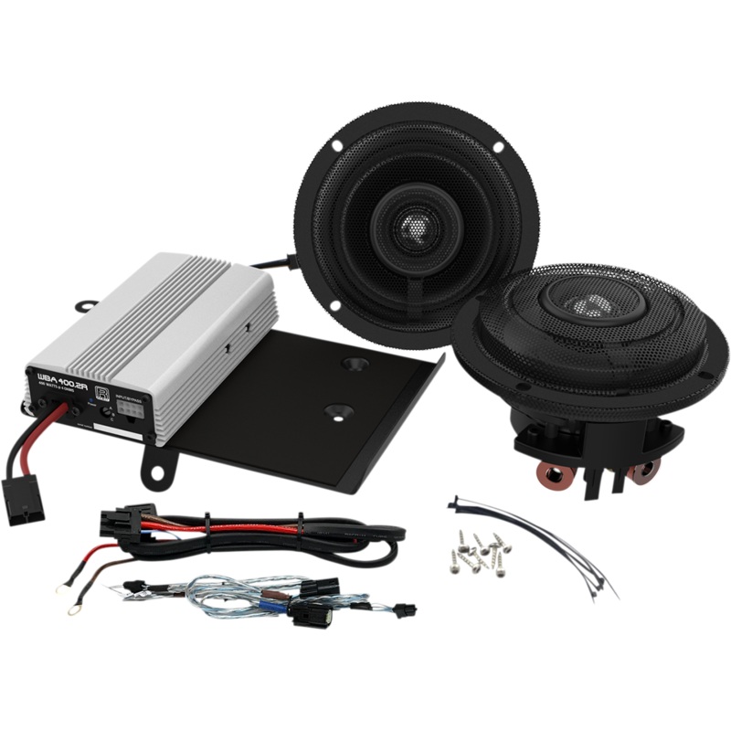 WILD BOAR AUDIO 400W Amp/Speaker Kit – FLH 400 Watt Amp/Speaker Kit