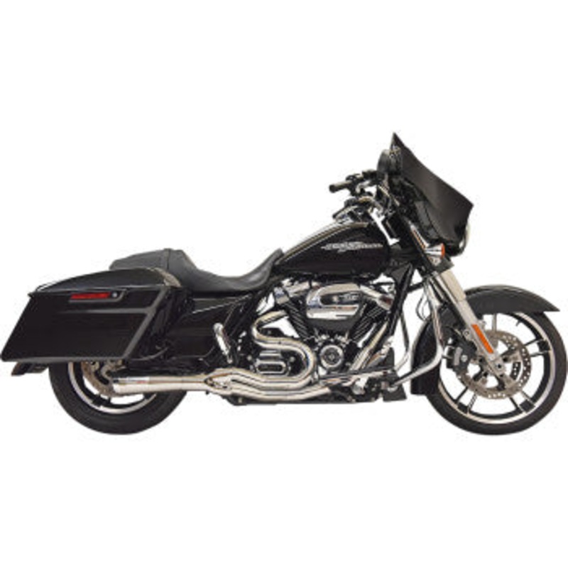 BASSANI XHAUST Road Rage II 2-Into-1 Mid-Length Exhaust System 2:1 Exhaust – Chrome