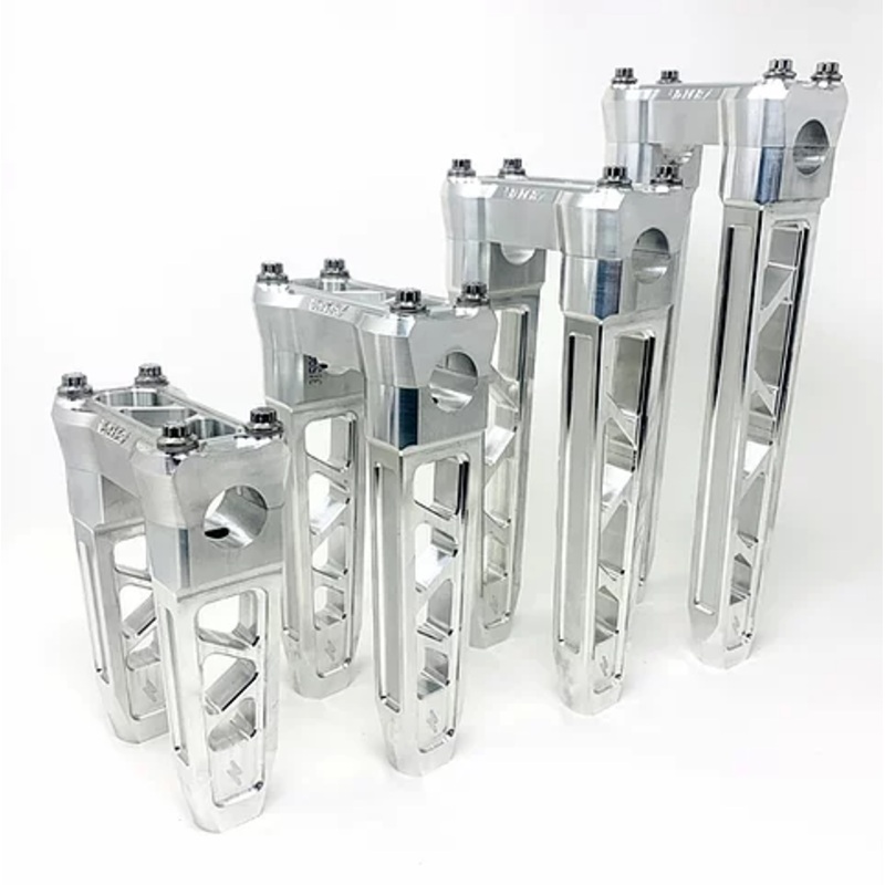 Boosted Brad VERSION 2 STRAIGHT DESTROYER RISERS 10 Chrome
