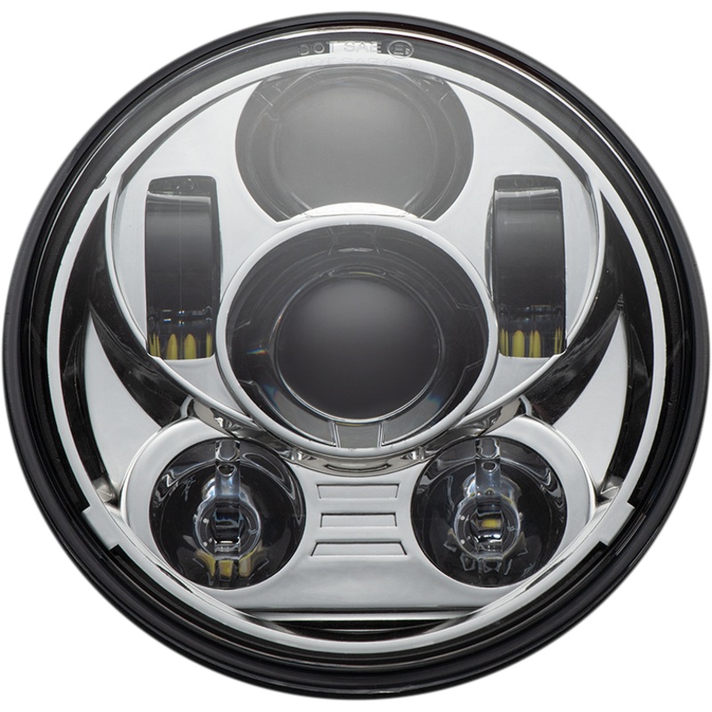 CUSTOM DYNAMICS Headlamp – 5.75 – LED – Chrome CD-575-C