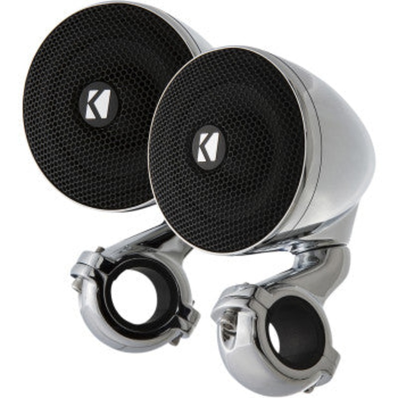 KICKER Mini Speakers – 4 ohm – Chrome