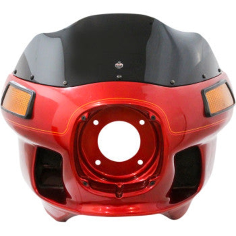 KLOCK WERKS 8 Blacked Out  FXRP, FXRT, FXRD FLARE WINDSHIELD