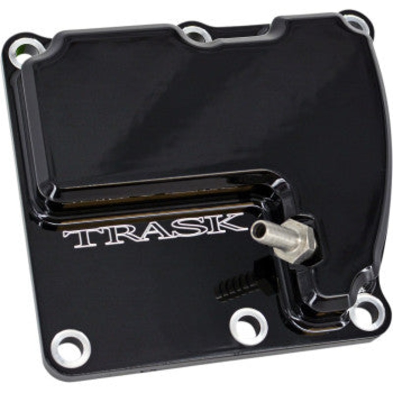TRASK COVER TRANS VENTED M8 BLK