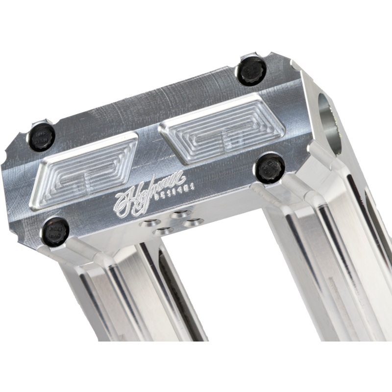H/D Billet Risers 10 Raw Kickback