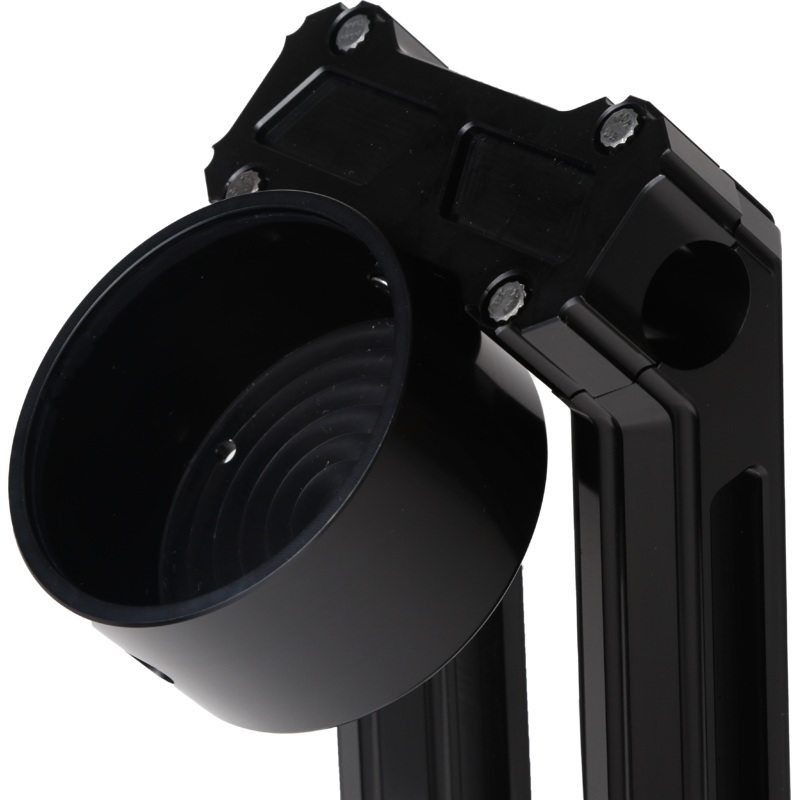 H/D Billet Speedo Mount Black Req Hofmann Risers
