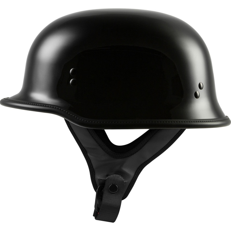 Highway 21 9mm German Beanie Helmet – Gloss Black 2xl