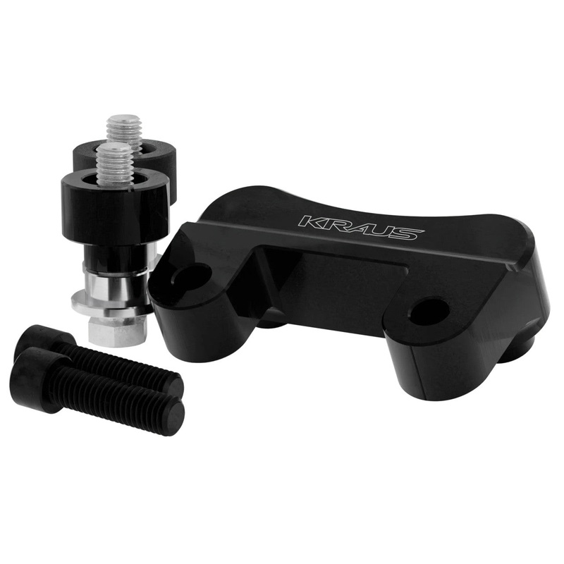 KRAUS RAPTOR 1-1/2 IN. PULL BACK PLATE – 18 AND UP SOFTAIL – Black