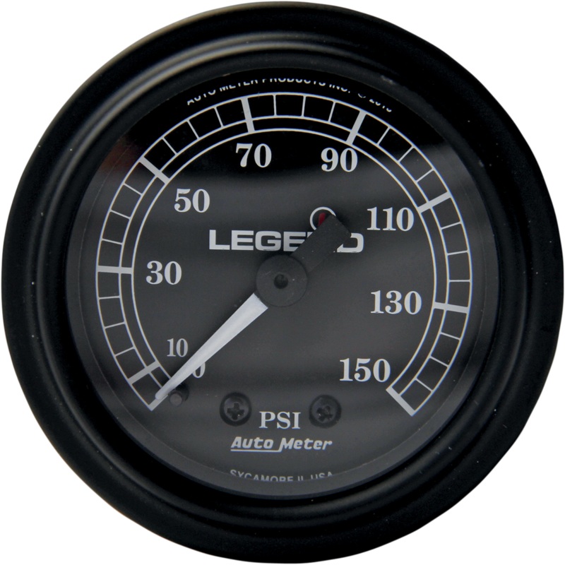 LEGEND SUSPENSION Fairing Mounted LED Backlit PSI Gauges – Black 2212-0484