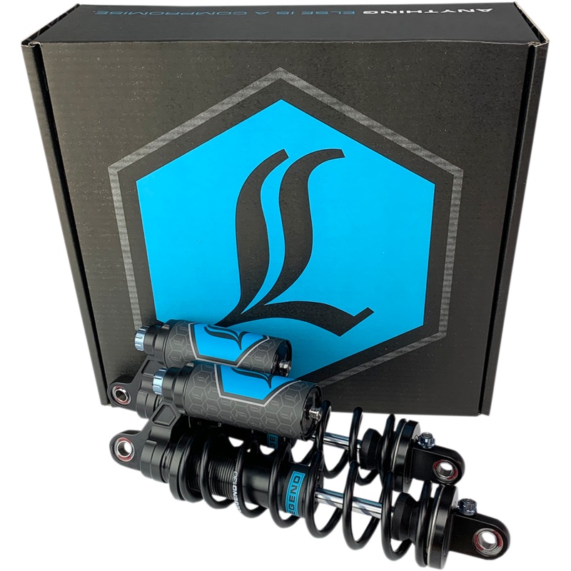 LEGEND SUSPENSION REVO ARC Piggyback Shocks – Standard – Black – 14 – ’99-’17 Dyna 1310-1892