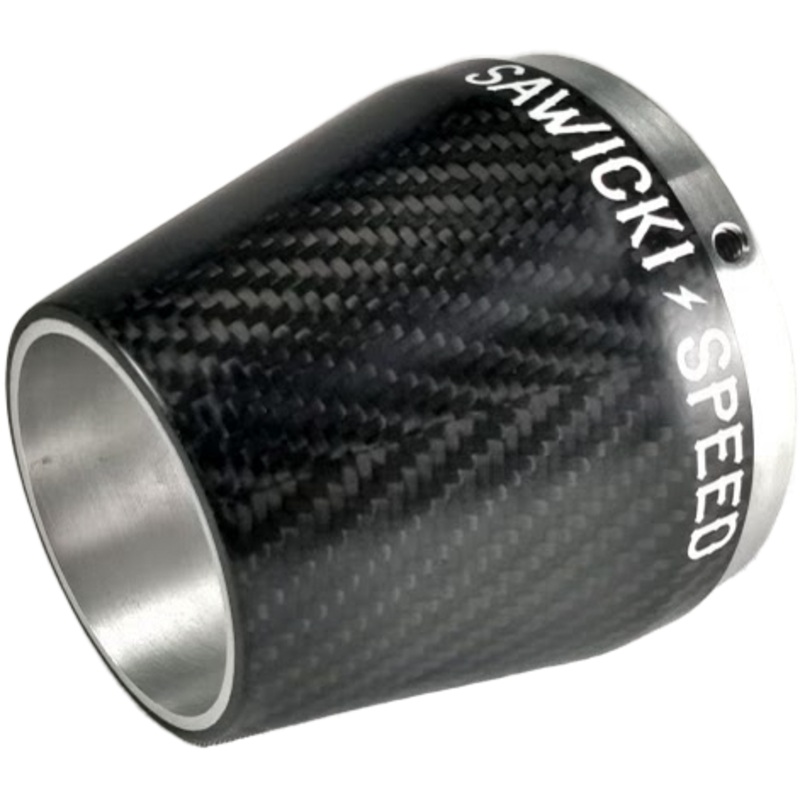 Repl End Cap True Carbon Fiber
