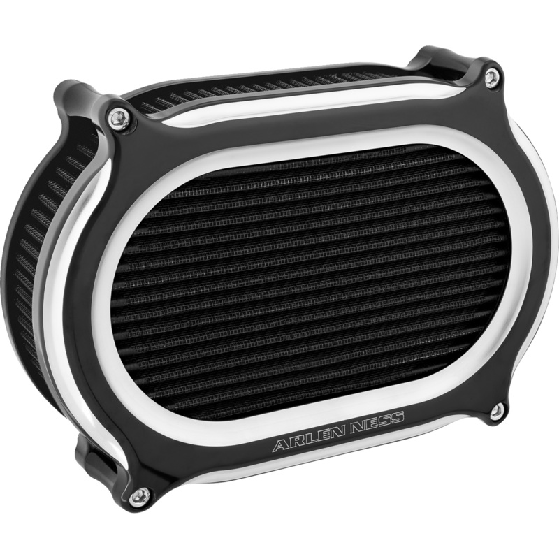 ARLEN NESS Stage 2 Oval Air Cleaner Kit – Black 600-196