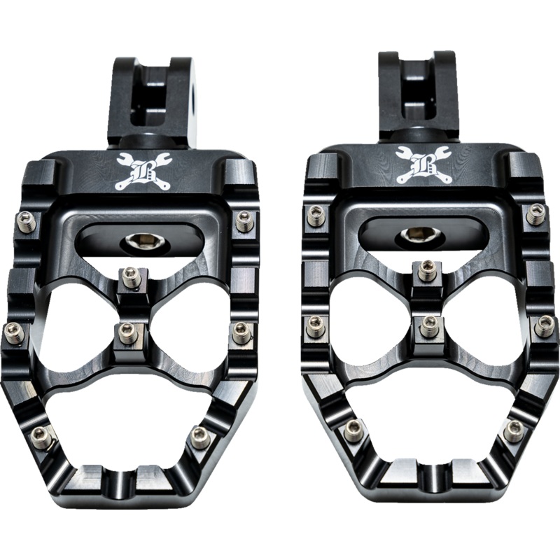 BURLY BRAND MX Evolution Passenger Pegs – Black – Softail B13-1017B