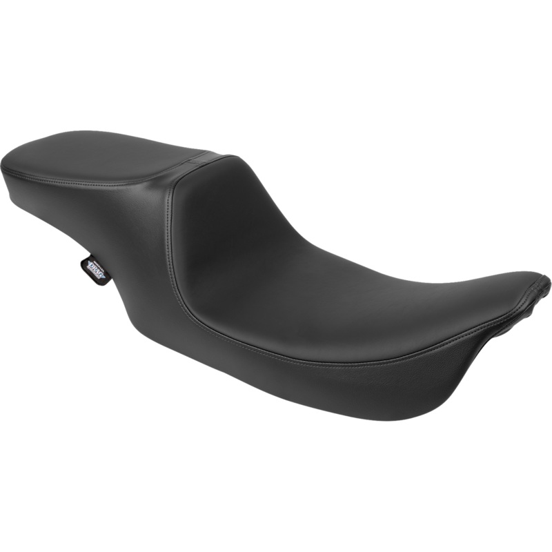 DRAG SPECIALTIES SEATS Predator 2-Up Seat – Solar Leather – Smooth – w/o Backrest – FL ’97-’07 4695E